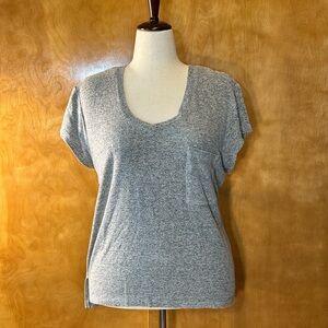 Free Press Heathered Gray Short Sleeve Tee